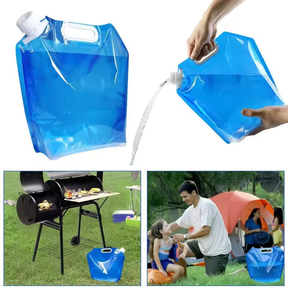 Water Bag Collapsible - Portable 5L/10L/15L Outdoor Foldable Collapsible Drinking
