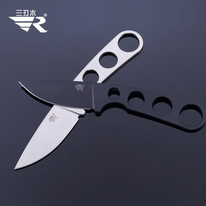 Bushcraft Knife Fixed - Sanrenmu 7130 Fixed Blade Neck Knife