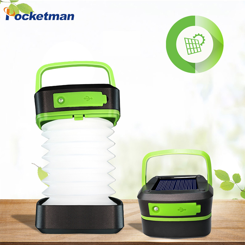 Solar Emergency Charger - Solar/USB Fast Charging Portable Lantern Foldable