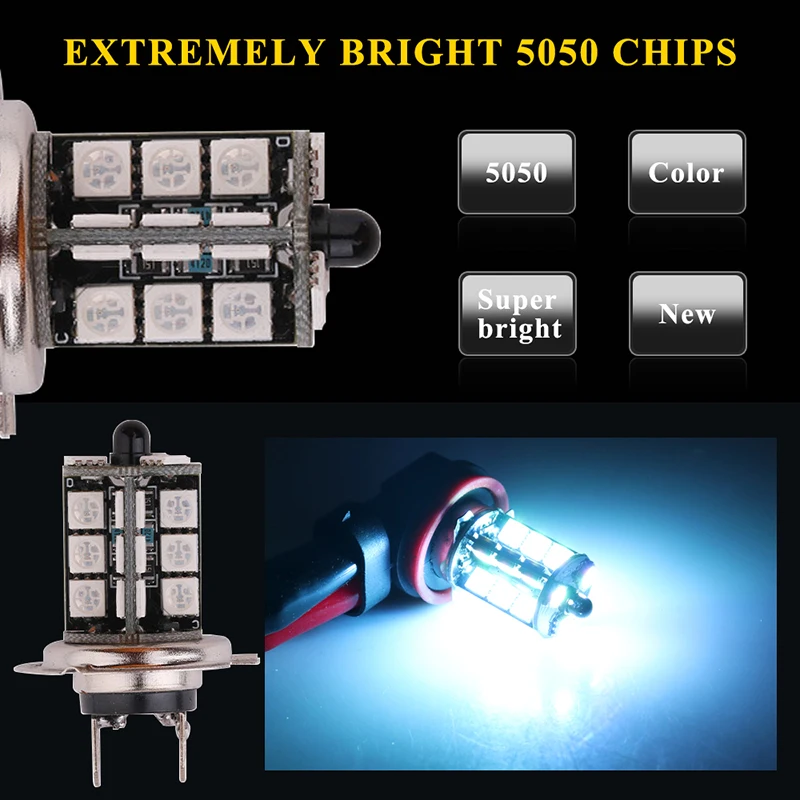 2pcs 881 LED RGB 5050 Chip 880 - đánh giá và giá Sos Light Strobe