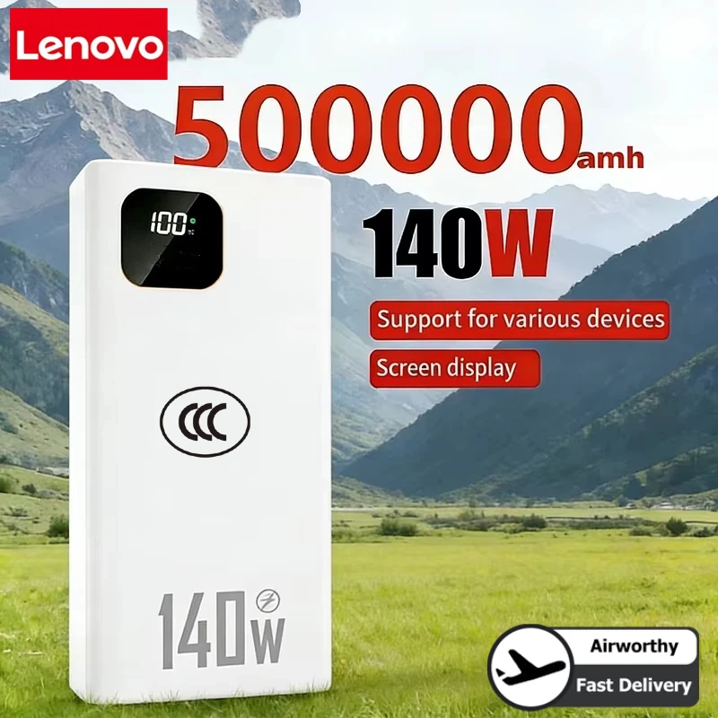Lenovo 140W 500000mAh Ultra Ca - đánh giá và giá Solar Emergency Charger