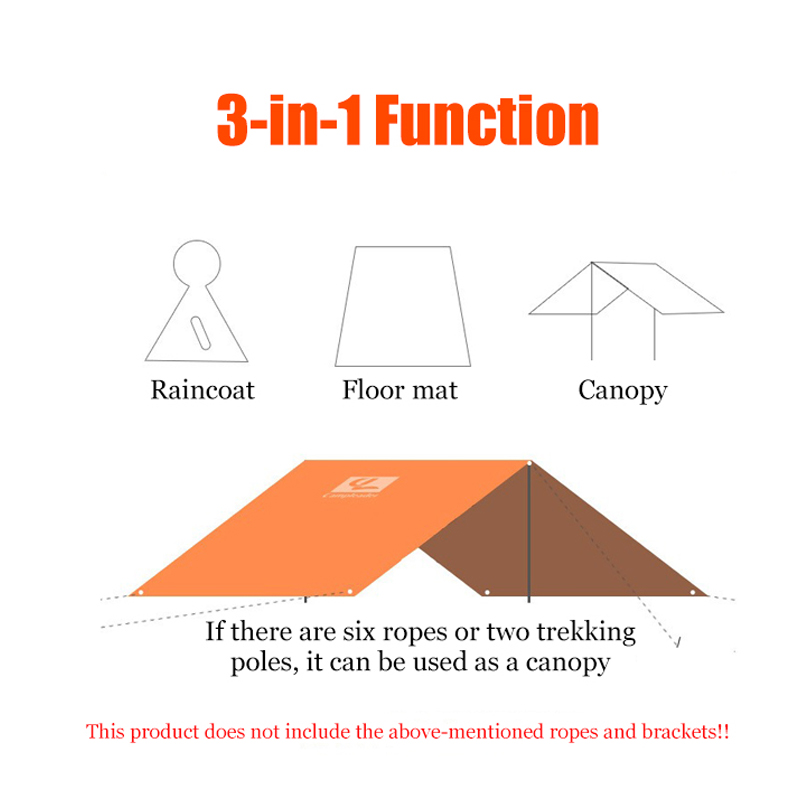 3-in-1 Multi-Functional Lightw - đánh giá và giá Emergency Poncho Rain