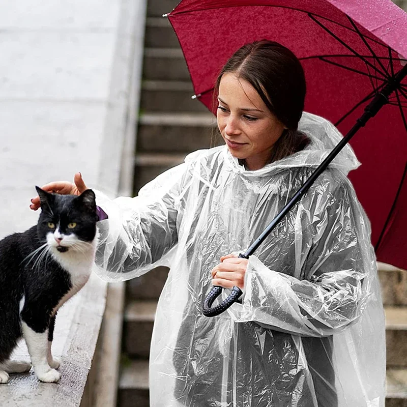 Disposable Waterproof Raincoat - đánh giá và giá Emergency Poncho Rain