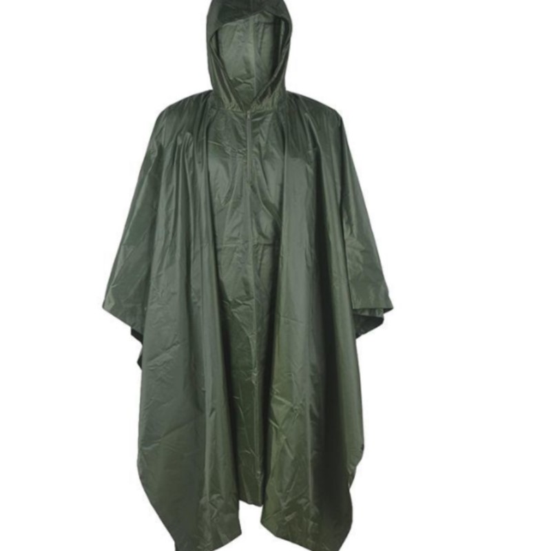 PVC/PU Camouflage Tactical Rai - đánh giá và giá Emergency Poncho Rain
