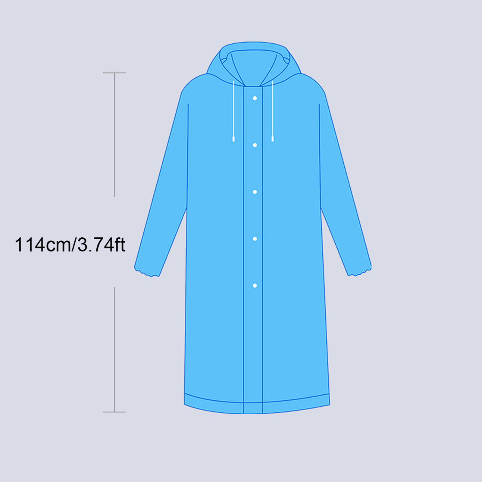 New Unisex EVC Waterproof Rain - đánh giá và giá Emergency Poncho Rain