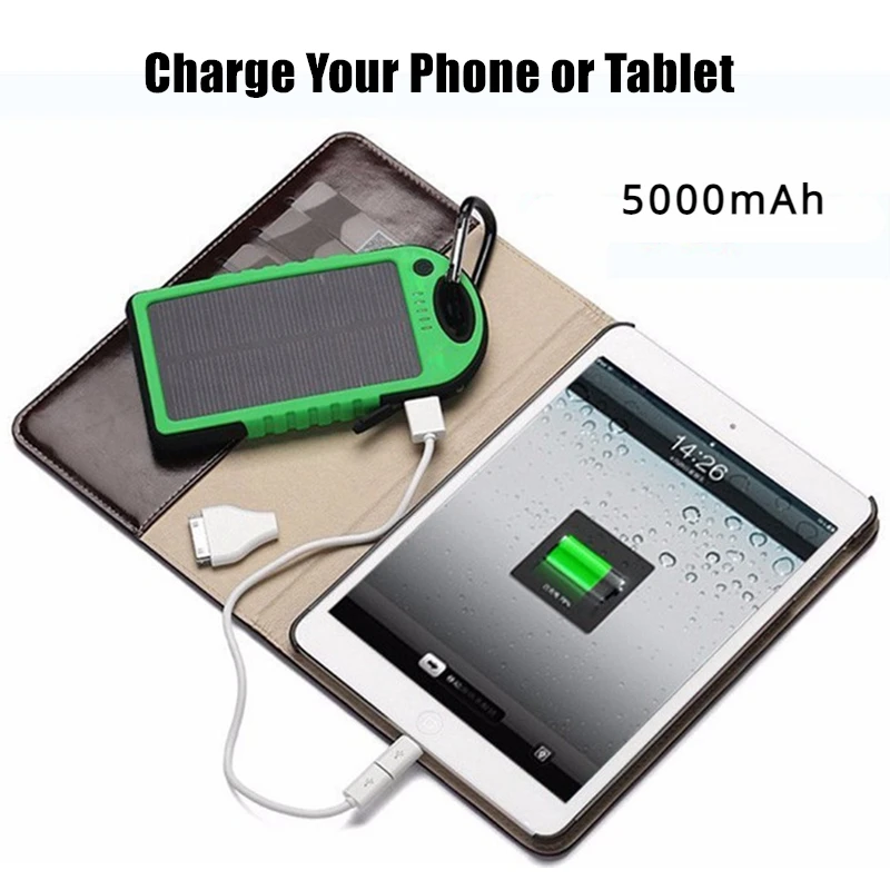 New Portable External Battery  - đánh giá và giá Solar Emergency Charger
