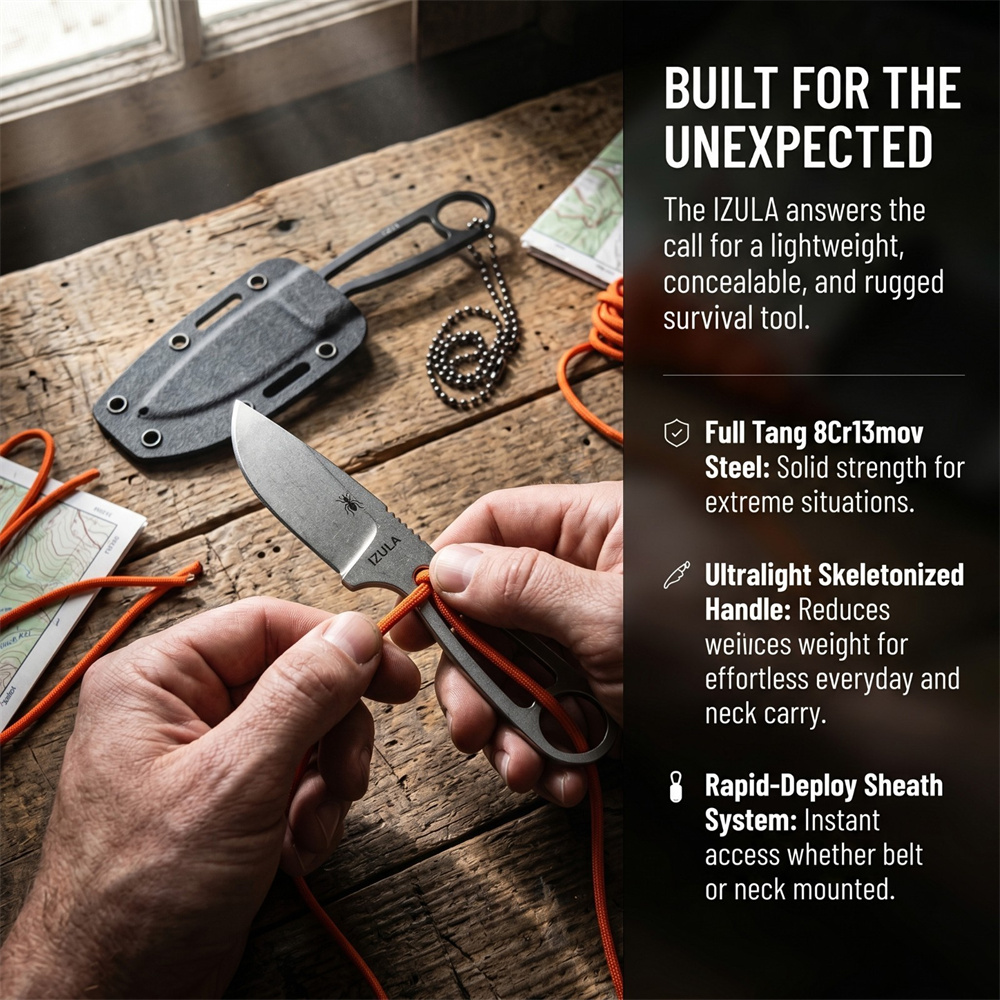Daily Carry Full Tang Fixed Bl - đánh giá và giá Bushcraft Knife Fixed
