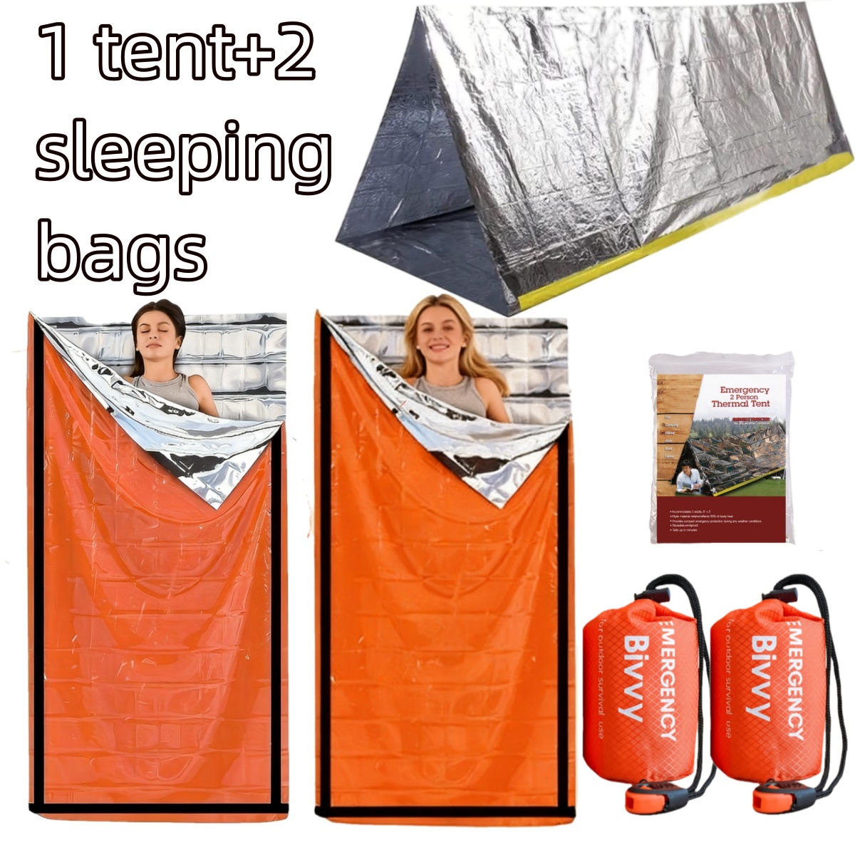 Compact Emergency Thermal Tent - đánh giá và giá Emergency Mylar Tent