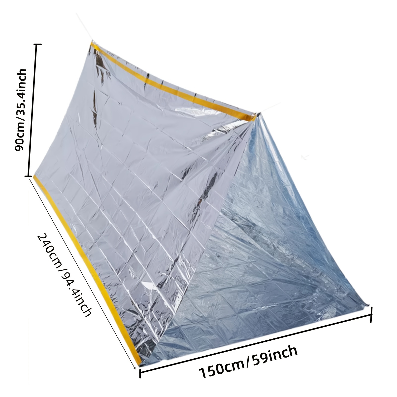 Compact Emergency Thermal Tent - đánh giá và giá Emergency Mylar Tent