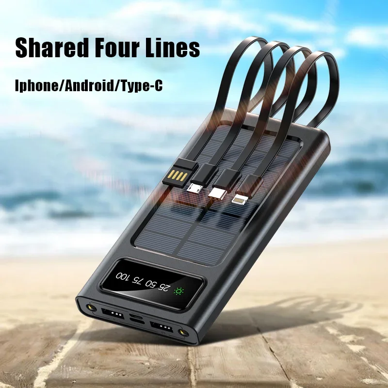 VIVO Solar Power Bank 500000mA - đánh giá và giá Solar Emergency Charger