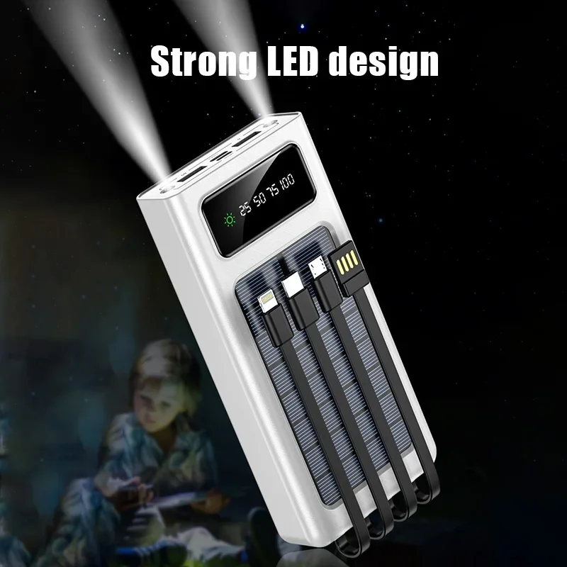 VIVO Solar Power Bank 500000mA - đánh giá và giá Solar Emergency Charger