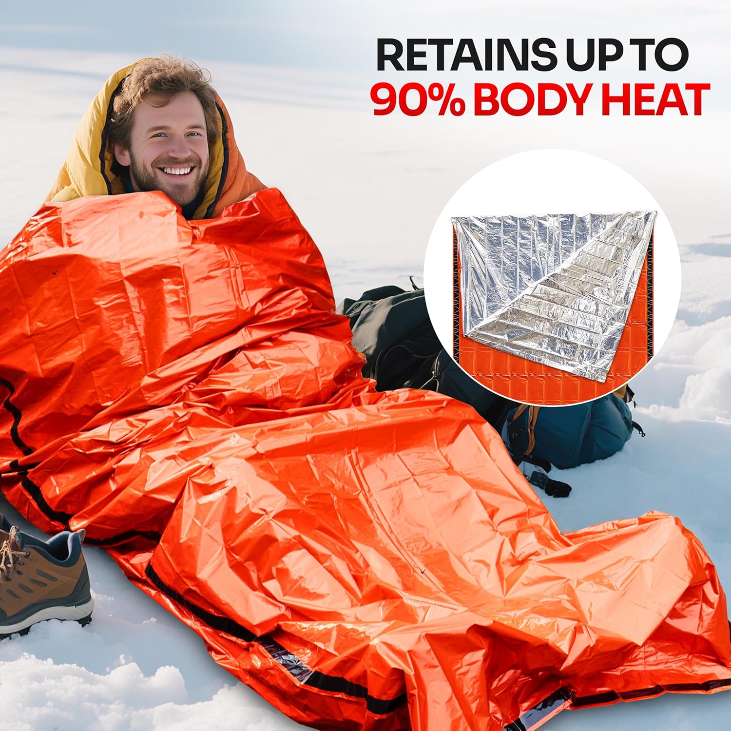 Emergency Sleeping Bag for Sur - đánh giá và giá Emergency Mylar Tent